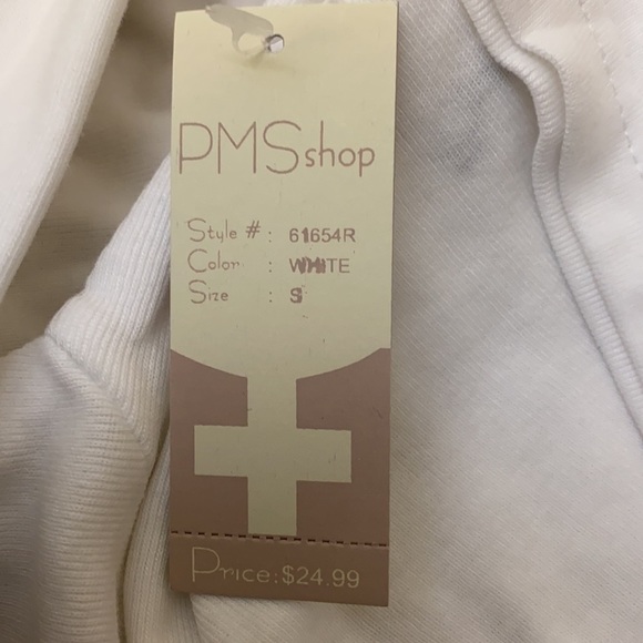 PMS Shop Beach Basics White T-Shirt NWT - Picture 9 of 9